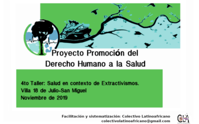Proyecto Promoción del Derecho Humano a la Salud (Taller Extractivismos, nov 2019)